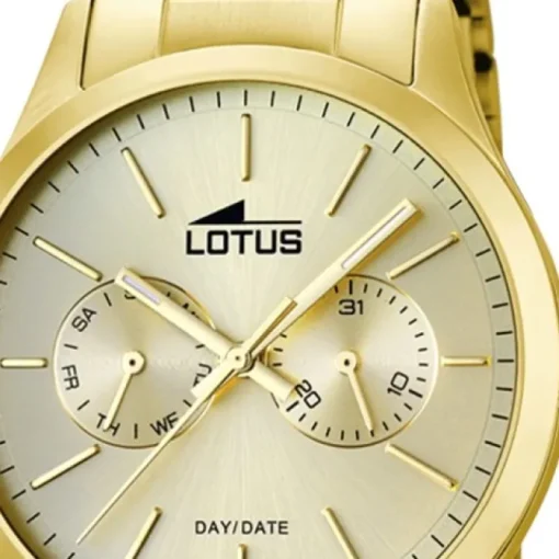 Lotus Herrenuhr Edelstahl gold Lotus Minimalist Armbanduhr UL15955/2