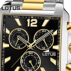 Lotus Herrenuhr Edelstahl silbergold Lotus Classic Armbanduhr UL18852/4