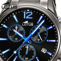 Lotus Herrenuhr Edelstahl grau Lotus Classic Armbanduhr UL18682/6