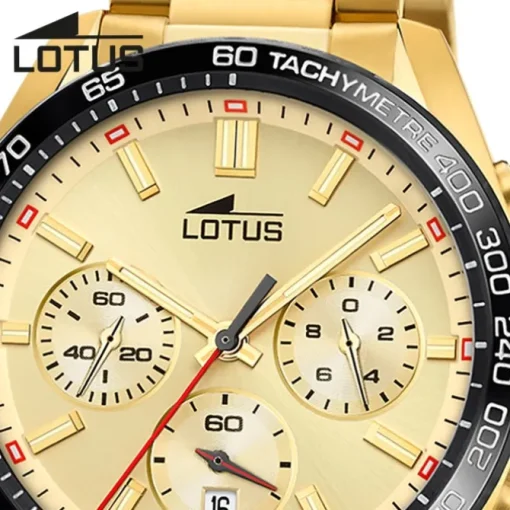 Lotus Herrenuhr Edelstahl gold Lotus Classic Armbanduhr UL18917/1