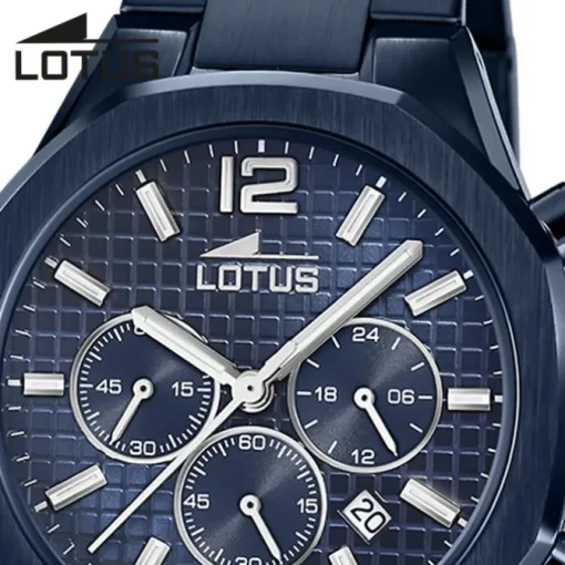 Lotus Herrenuhr Edelstahl blau Lotus Classic Armbanduhr UL18848/1