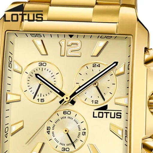 Lotus Herrenuhr Edelstahl gold Lotus Classic Armbanduhr UL18853/5