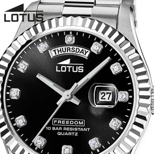 Lotus Herrenuhr Edelstahl silber Lotus Classic Armbanduhr UL18854/7