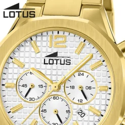 Lotus Herrenuhr Edelstahl gold Lotus Classic Armbanduhr UL18868/1