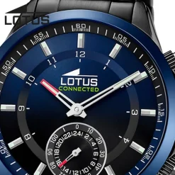 Lotus Herrenuhr Edelstahl schwarz Lotus Classic Armbanduhr UL18965/1