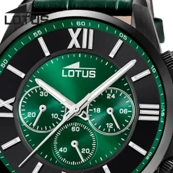 Lotus Herrenuhr Edelstahl grün Lotus Classic Armbanduhr UL18881/1