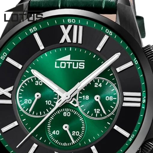 Lotus Herrenuhr Edelstahl grün Lotus Classic Armbanduhr UL18881/1