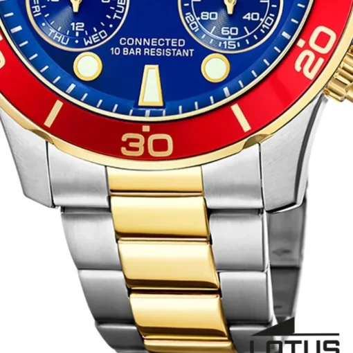 Lotus Herrenuhr Edelstahl silbergold Lotus Classic Armbanduhr UL18801/3