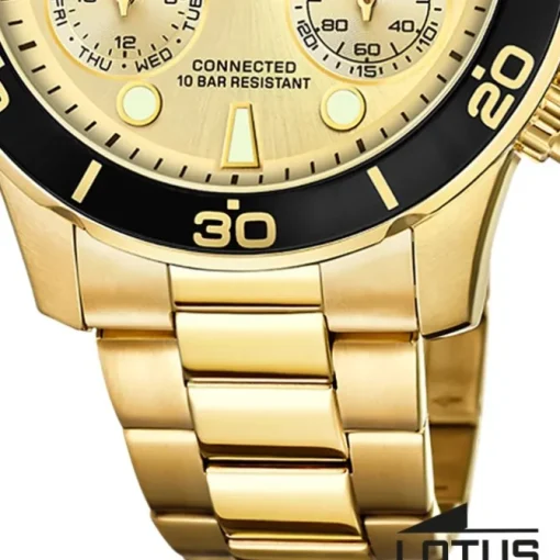 Lotus Herrenuhr Edelstahl gold Lotus Classic Armbanduhr UL18802/1