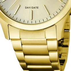 Lotus Herrenuhr Edelstahl gold Lotus Minimalist Armbanduhr UL15955/2