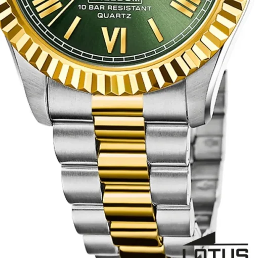 Lotus Herrenuhr Edelstahl silbergold Lotus Classic Armbanduhr UL18855/3