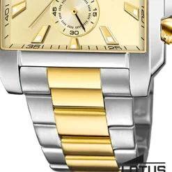 Lotus Herrenuhr Edelstahl silbergold Lotus Classic Armbanduhr UL18852/5