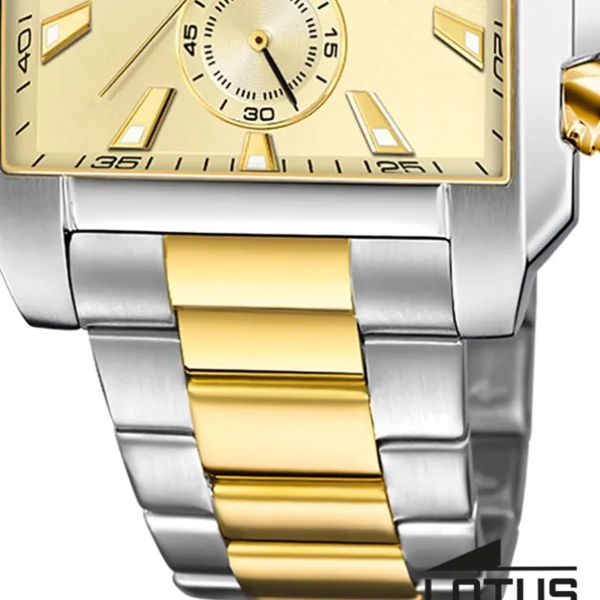 Lotus Herrenuhr Edelstahl silbergold Lotus Classic Armbanduhr UL18852/5