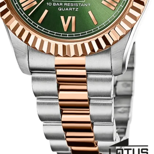 Lotus Herrenuhr Edelstahl silbergold Lotus Classic Armbanduhr UL18856/3