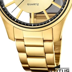Lotus Herrenuhr Edelstahl gold Lotus Classic Armbanduhr UL18903/1