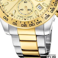 Lotus Herrenuhr Edelstahl silber gold Lotus Classic Armbanduhr UL18913/2