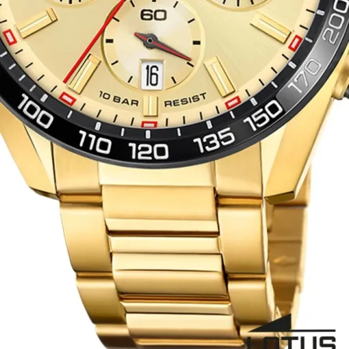Lotus Herrenuhr Edelstahl gold Lotus Classic Armbanduhr UL18917/1