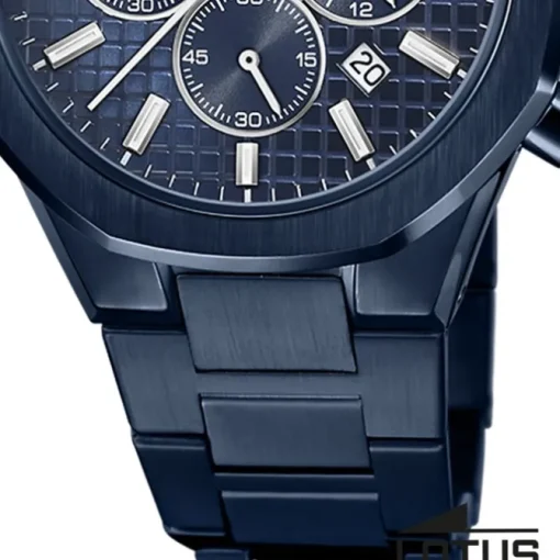 Lotus Herrenuhr Edelstahl blau Lotus Classic Armbanduhr UL18848/1