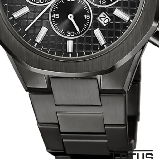 Lotus Herrenuhr Edelstahl schwarz Lotus Classic Armbanduhr UL18849/1