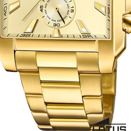 Lotus Herrenuhr Edelstahl gold Lotus Classic Armbanduhr UL18853/5