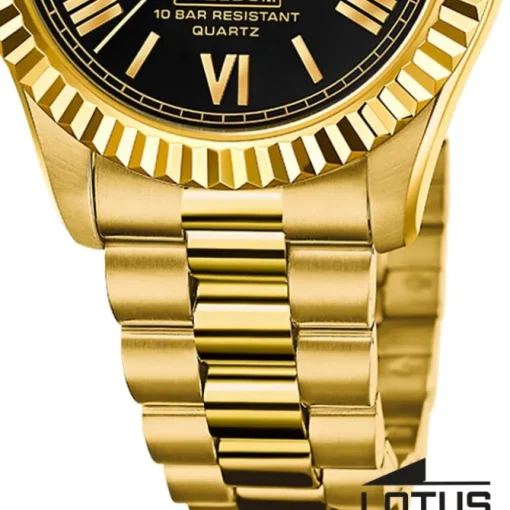 Lotus Herrenuhr Edelstahl gold Lotus Classic Armbanduhr UL18857/4