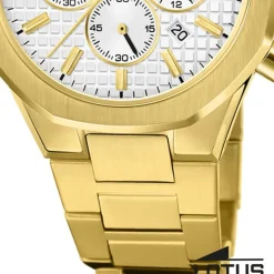 Lotus Herrenuhr Edelstahl gold Lotus Classic Armbanduhr UL18868/1
