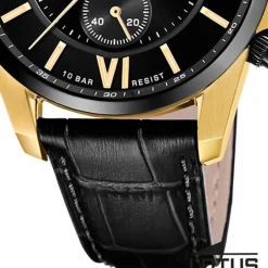 Lotus Herrenuhr Edelstahl schwarz Lotus Classic Armbanduhr UL18882/1