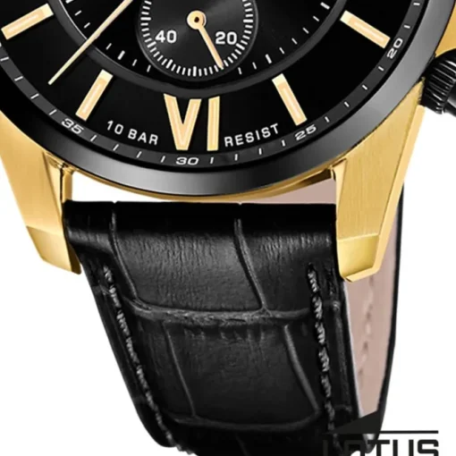 Lotus Herrenuhr Edelstahl schwarz Lotus Classic Armbanduhr UL18882/1