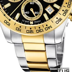 Lotus Herrenuhr Edelstahl silber gold Lotus Classic Armbanduhr UL18913/6