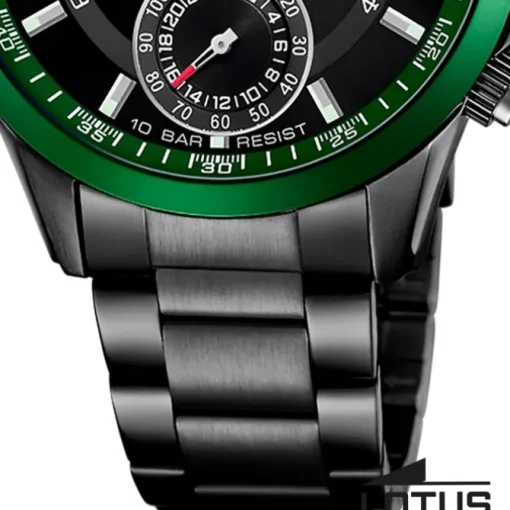 Lotus Herrenuhr Edelstahl schwarz Lotus Classic Armbanduhr UL18965/2