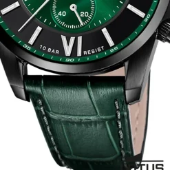 Lotus Herrenuhr Edelstahl grün Lotus Classic Armbanduhr UL18881/1
