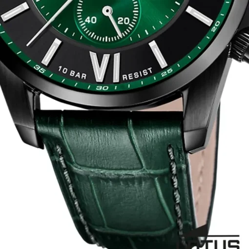 Lotus Herrenuhr Edelstahl grün Lotus Classic Armbanduhr UL18881/1