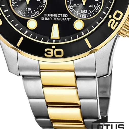 Lotus Herrenuhr Edelstahl silbergold Lotus Classic Armbanduhr UL18801/2