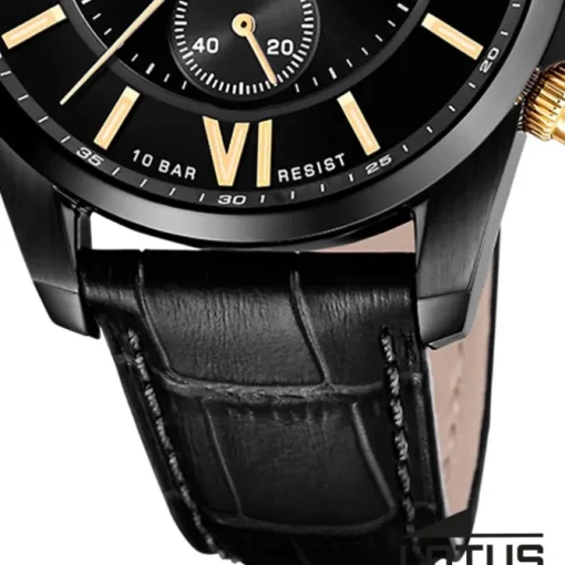 Lotus Herrenuhr Edelstahl schwarz Lotus Classic Armbanduhr UL18881/3
