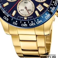 Lotus Herrenuhr Edelstahl gold Lotus Classic Armbanduhr UL18914/4