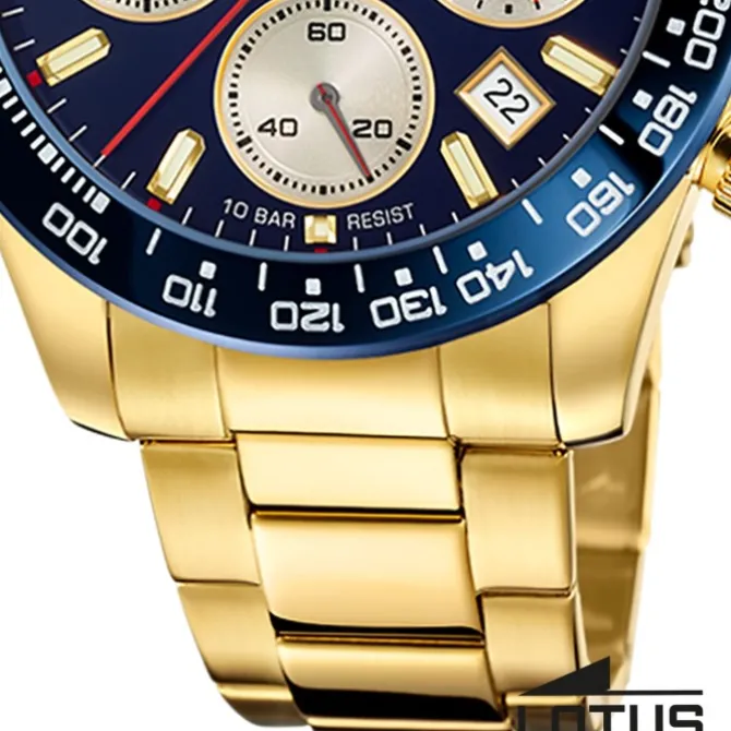 Lotus Herrenuhr Edelstahl gold Lotus Classic Armbanduhr UL18914/4
