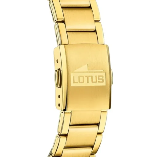 Lotus Herrenuhr Edelstahl gold Lotus Minimalist Armbanduhr UL15955/2
