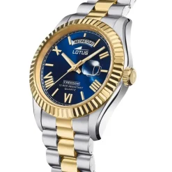 Lotus Herrenuhr Edelstahl blau Lotus Classic Armbanduhr UL18855/2