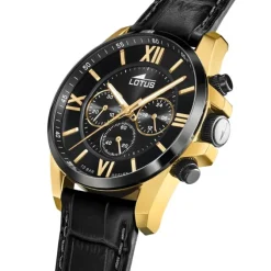 Lotus Herrenuhr Edelstahl schwarz Lotus Classic Armbanduhr UL18882/1