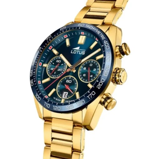 Lotus Herrenuhr Edelstahl gold Lotus Classic Armbanduhr UL18917/4