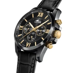 Lotus Herrenuhr Edelstahl schwarz Lotus Classic Armbanduhr UL18881/3