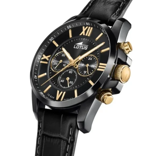 Lotus Herrenuhr Edelstahl schwarz Lotus Classic Armbanduhr UL18881/3