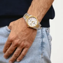 Lotus Herrenuhr Edelstahl silbergold Lotus Classic Armbanduhr UL18836/1