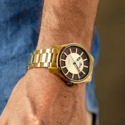 Lotus Herrenuhr Edelstahl gold Lotus Classic Armbanduhr UL18903/1