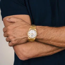 Lotus Herrenuhr Edelstahl gold Lotus Classic Armbanduhr UL18837/1
