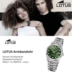 Lotus Herrenuhr Edelstahl silber Lotus Classic Armbanduhr UL18854/6