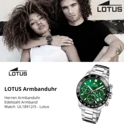 Lotus Herrenuhr Edelstahl silber Lotus Classic Armbanduhr UL18912/5