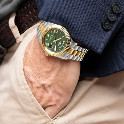 Lotus Herrenuhr Edelstahl silbergold Lotus Classic Armbanduhr UL18855/3