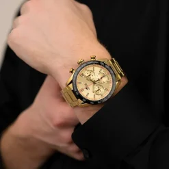 Lotus Herrenuhr Edelstahl gold Lotus Classic Armbanduhr UL18917/1
