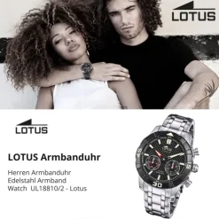 Lotus Herrenuhr Edelstahl silber Lotus Classic Armbanduhr UL18810/2